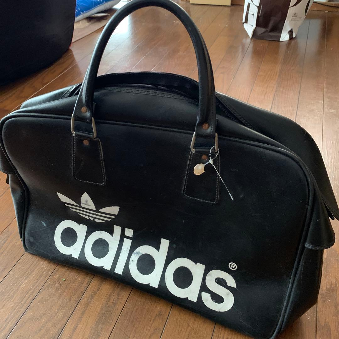 【激渋 vintage adidas ボストンバック ピーターブラック