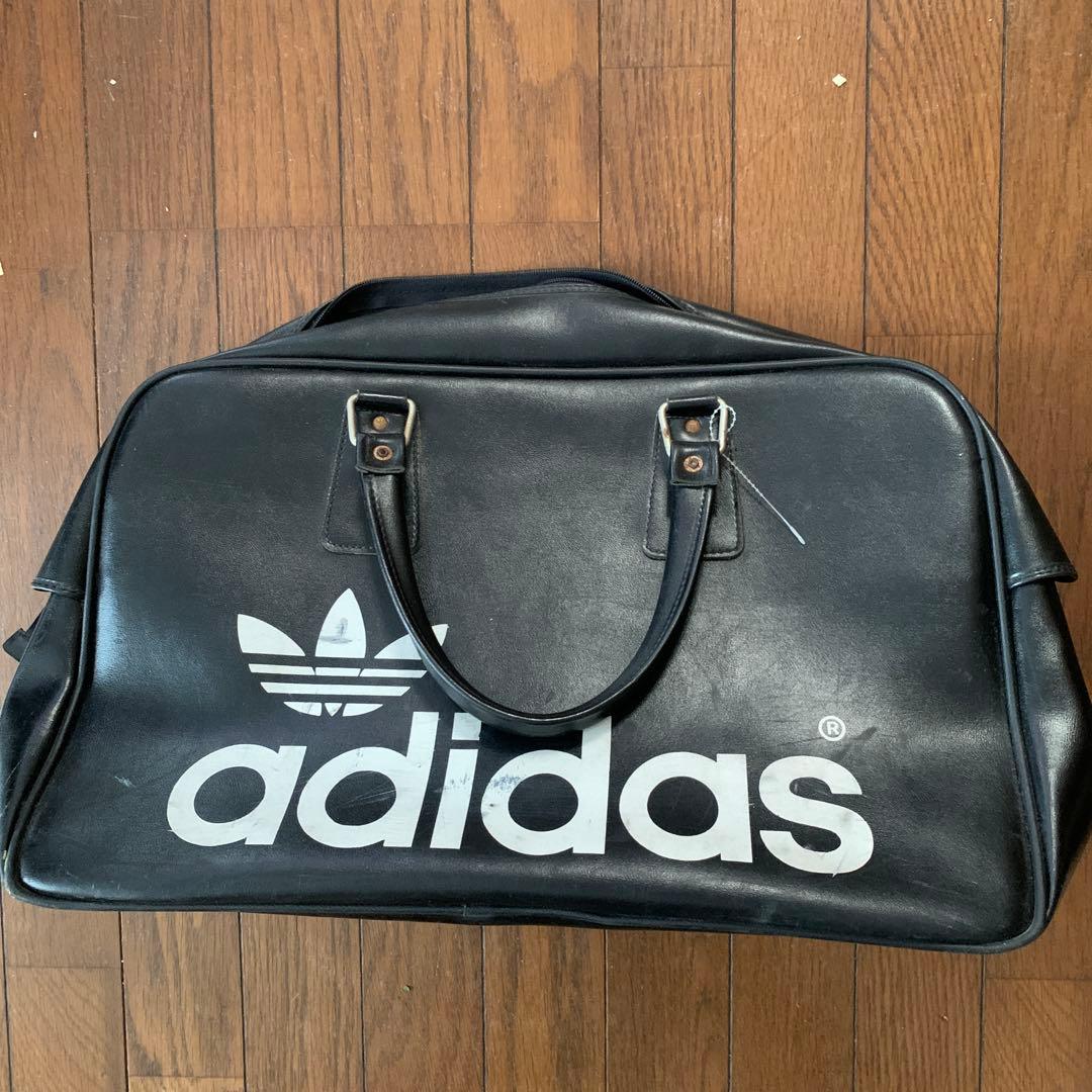 【激渋 vintage adidas ボストンバック ピーターブラック