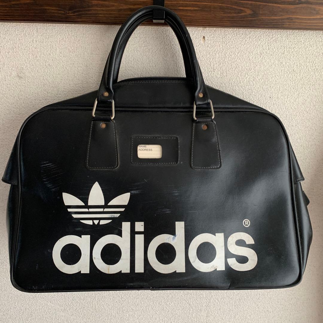 【激渋 vintage adidas ボストンバック ピーターブラック