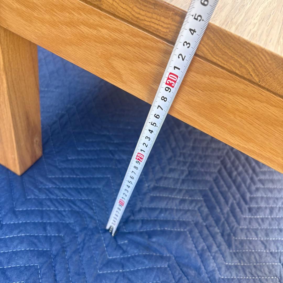 無印良品 オーク材 ローテーブル 引出し付 110×55cm