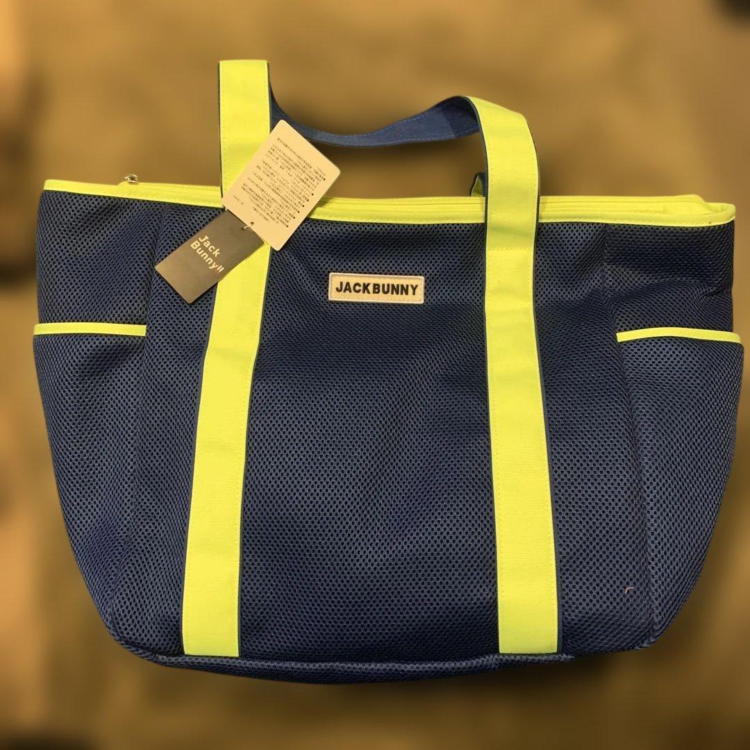 JACKBUNNY メッシュトートバッグ ネイビー