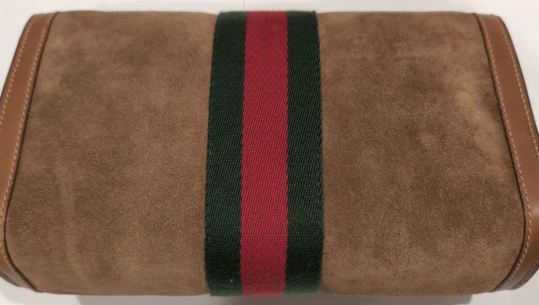 ビンテージGucci スエード クラッチバッグ