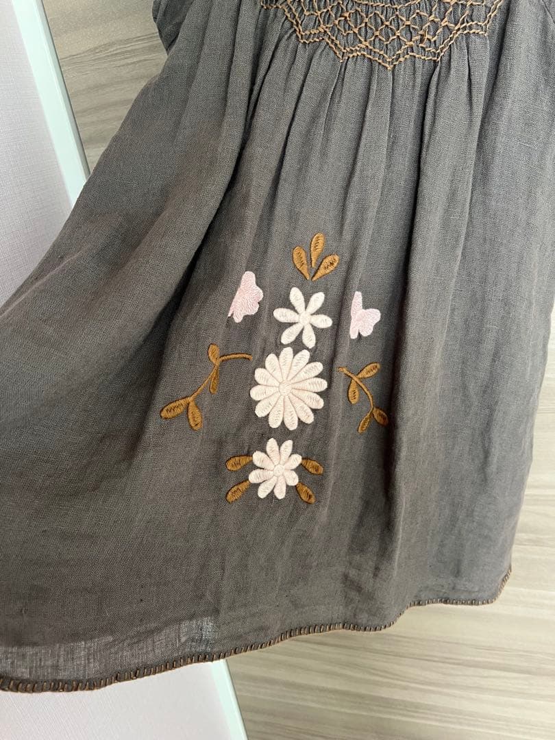 ワンピース 24Ss Apolina Maren dress wren 5-7y