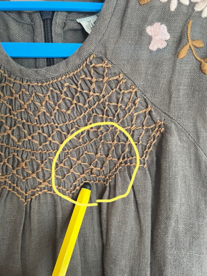 ワンピース 24Ss Apolina Maren dress wren 5-7y