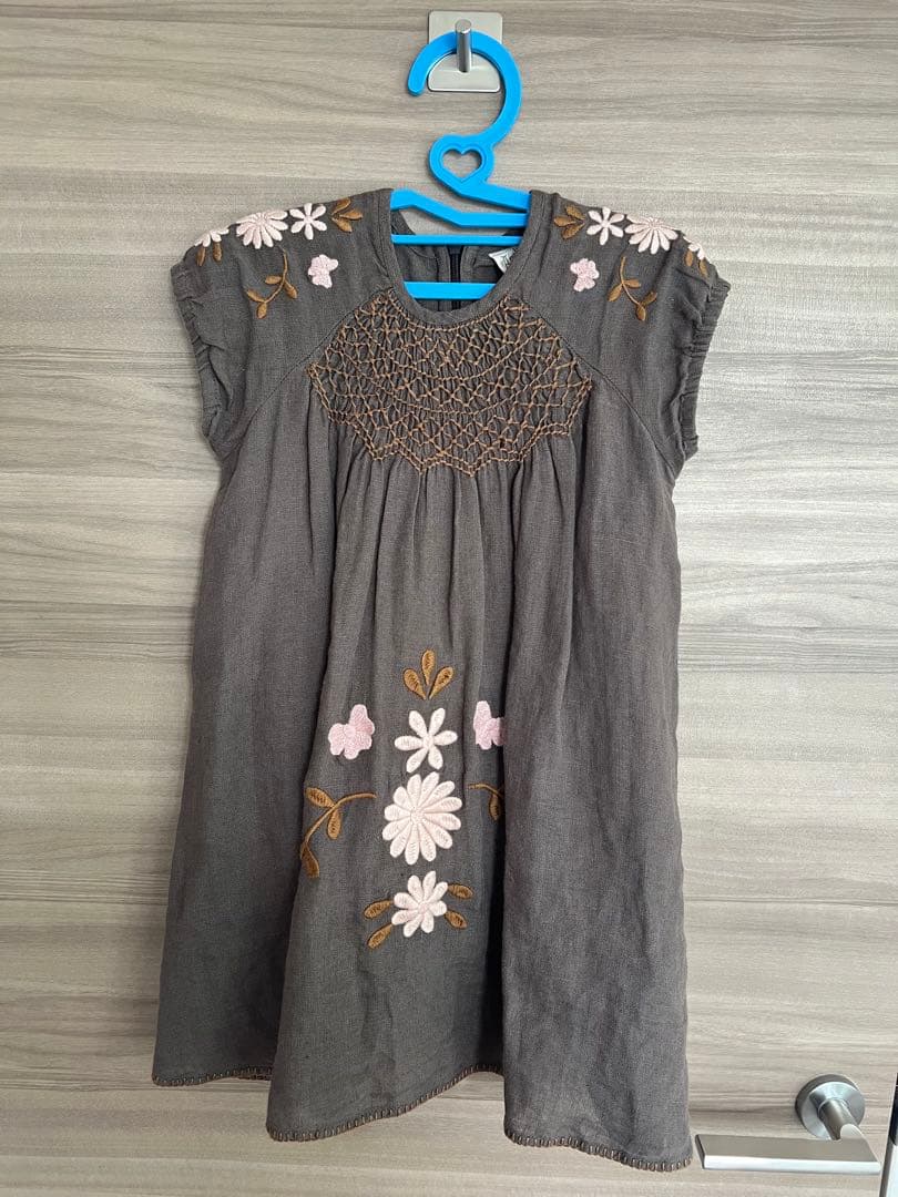ワンピース 24Ss Apolina Maren dress wren 5-7y