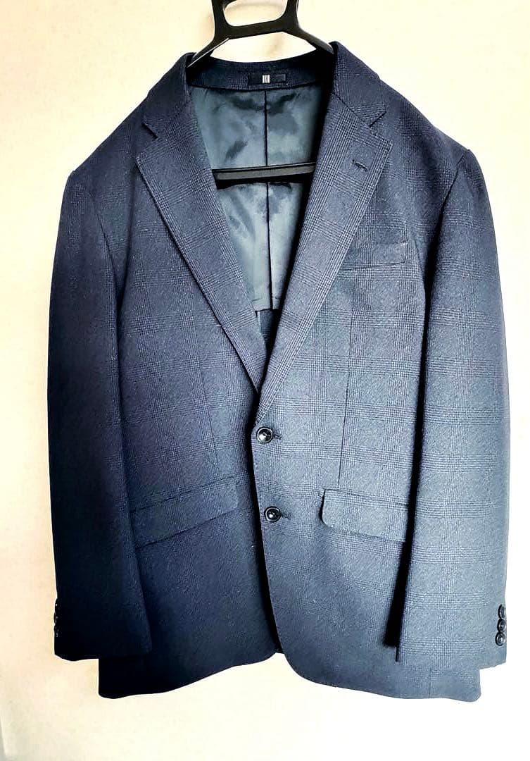 【極美品・完売色】スーツセレクト 4S 3ピース　高機能　スーツ AB5 通年可