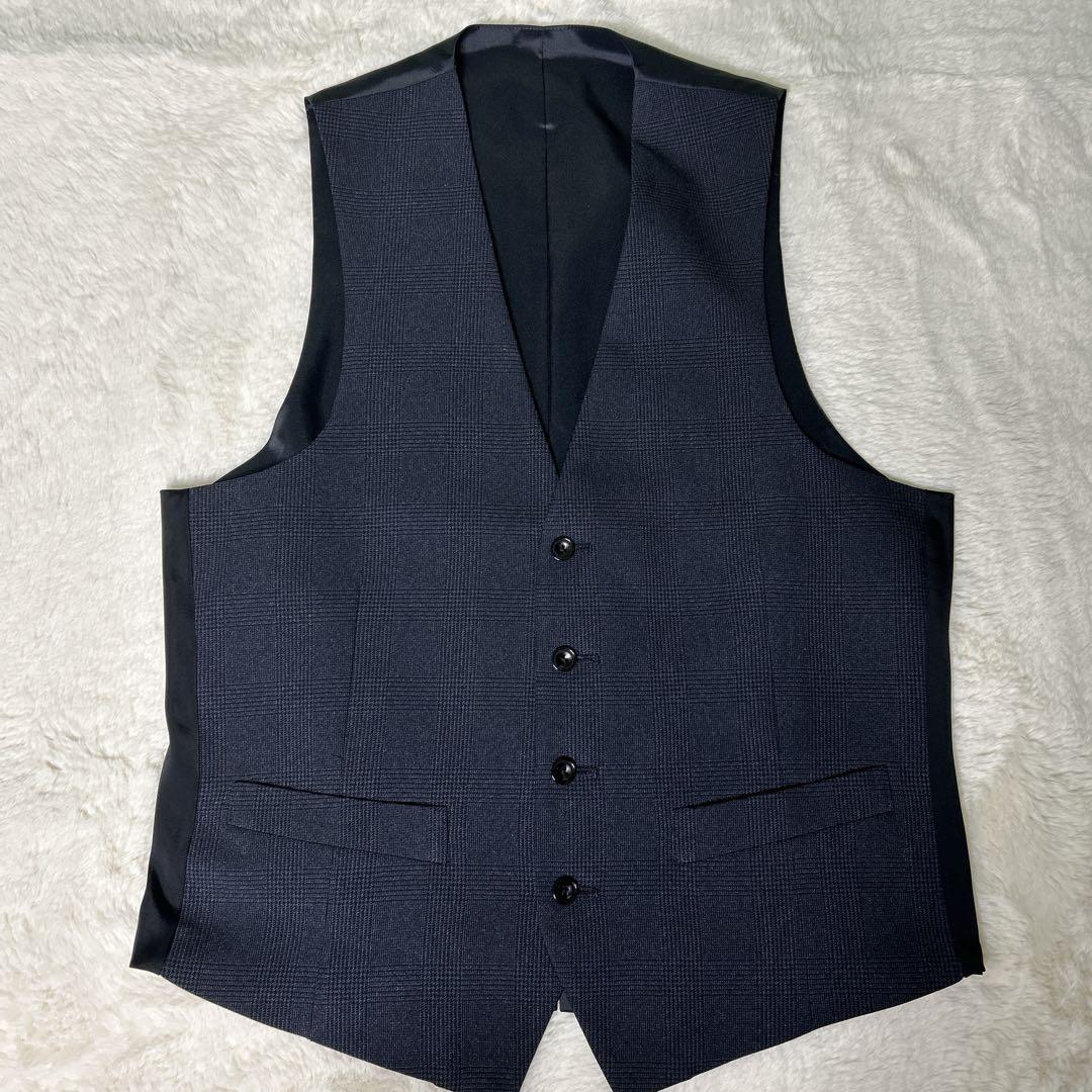 【極美品・完売色】スーツセレクト 4S 3ピース　高機能　スーツ AB5 通年可