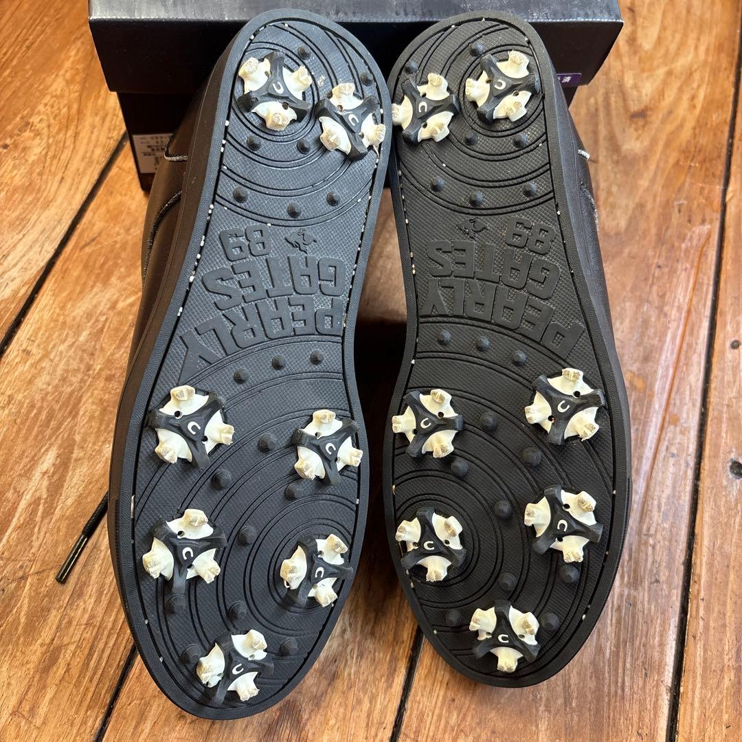 PEARLY GATES 黒 ゴルフシューズ　23cm