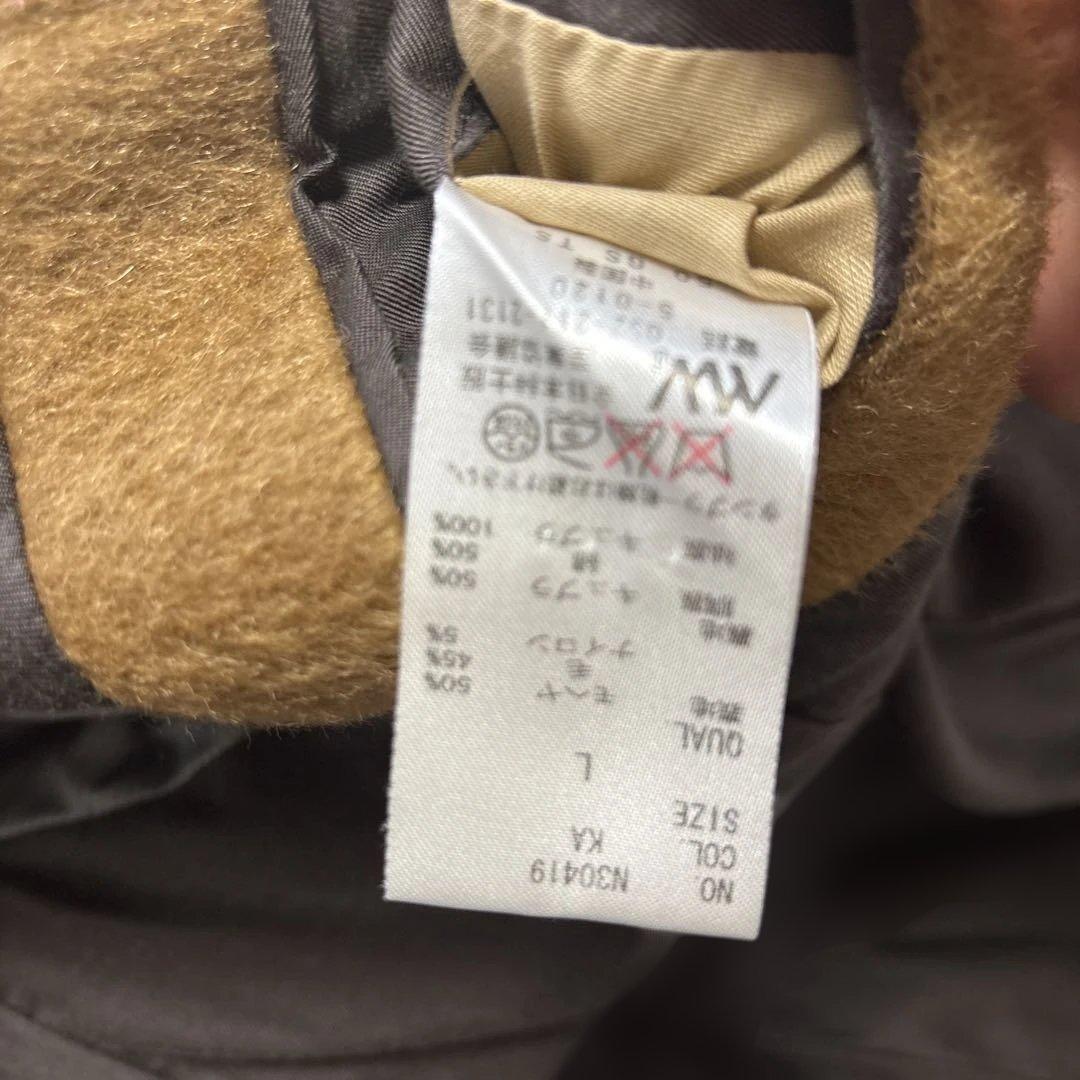 ÉTONNÉ ブラウン ダブルブレスト チェスターコート