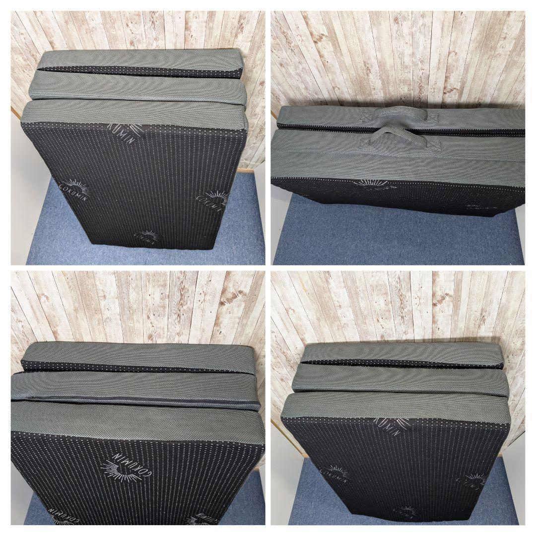 GOKUMIN ゴクミン 三つ折り ベッドマット 厚さ10cm シングル