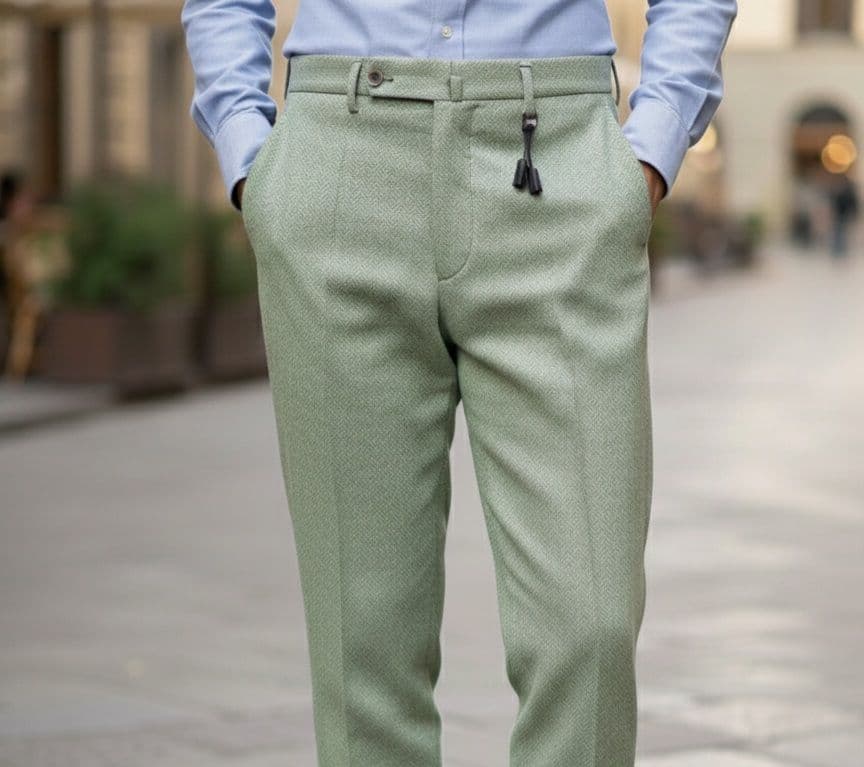 美品 INCOTEX インコテックス 35型ウールスラックス