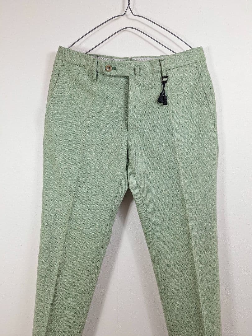 美品 INCOTEX インコテックス 35型ウールスラックス