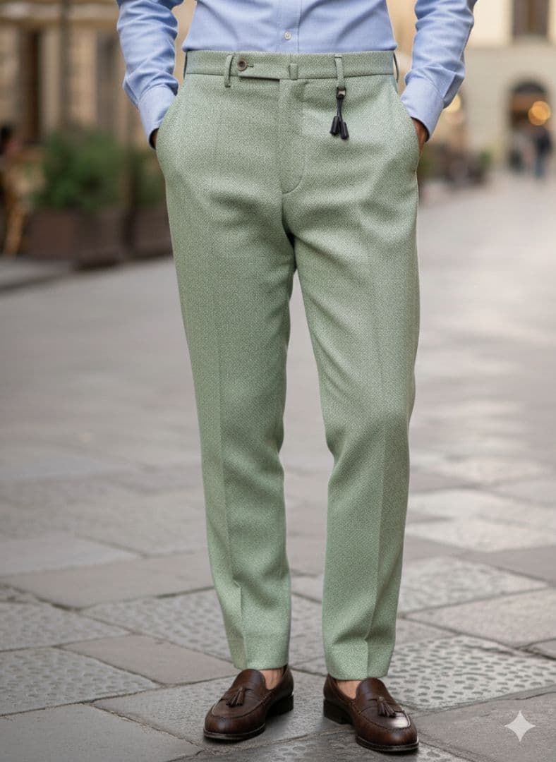 美品 INCOTEX インコテックス 35型ウールスラックス