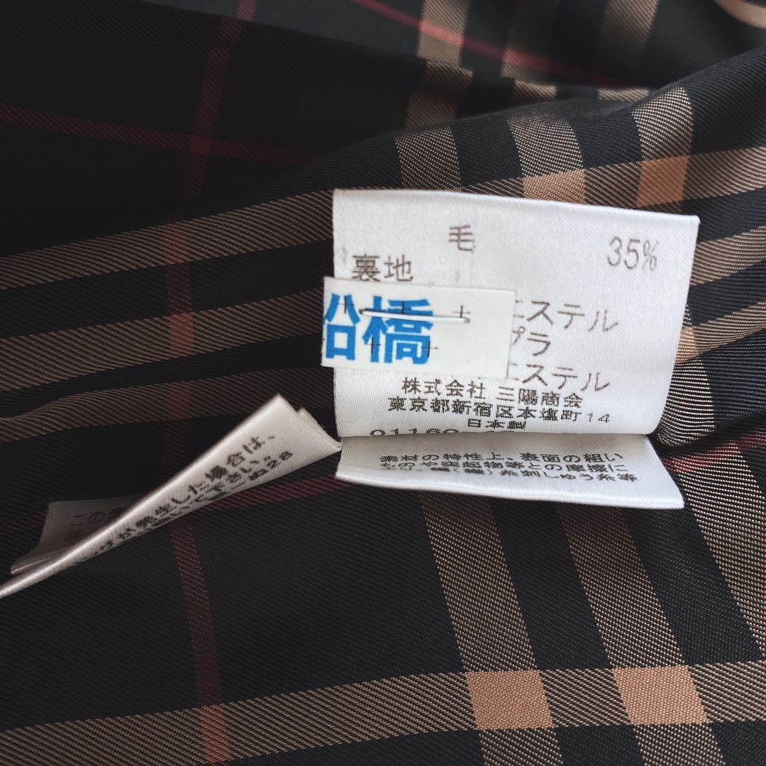 希少✨ BURBERRY バーバリー ブルーレーベル アンゴラ チェック コート