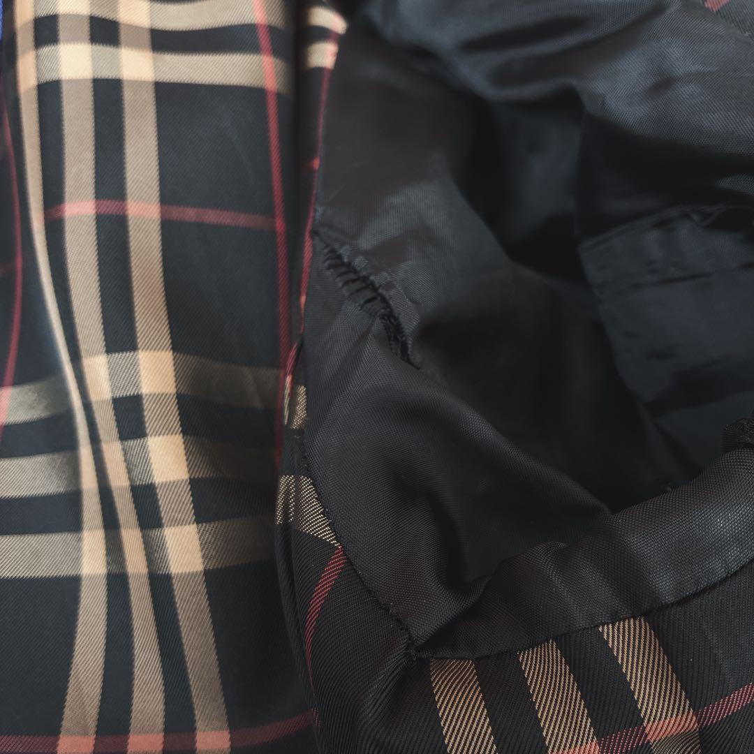 希少✨ BURBERRY バーバリー ブルーレーベル アンゴラ チェック コート