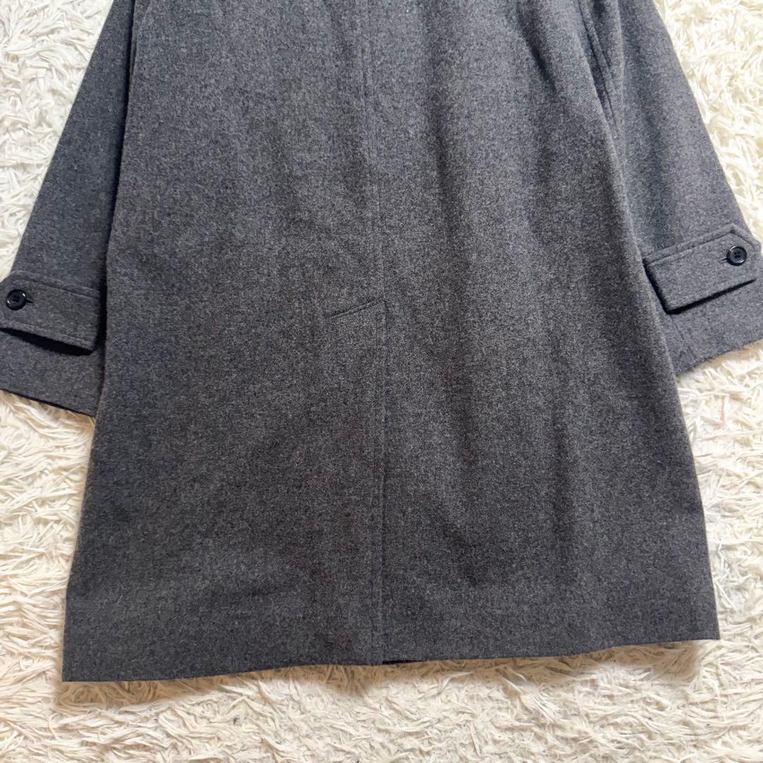 【近年極美品✨】マーガレットハウエル　ソフトウール コート チャコールグレー