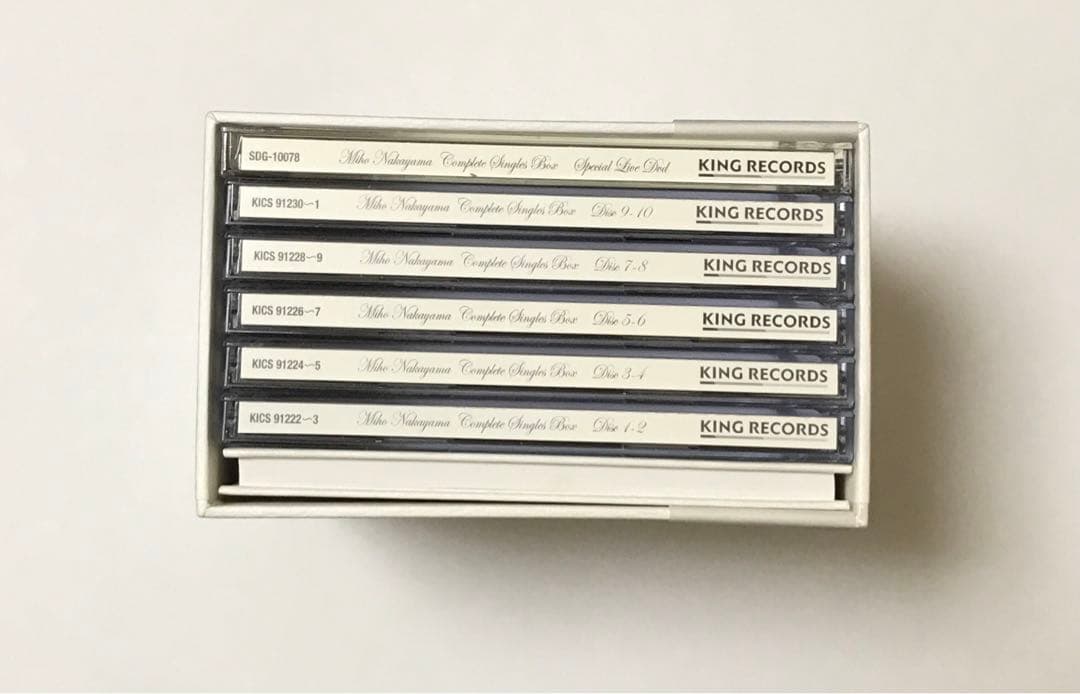 中山美穂 CD Complete SINGLES BOX 初回限定生産品