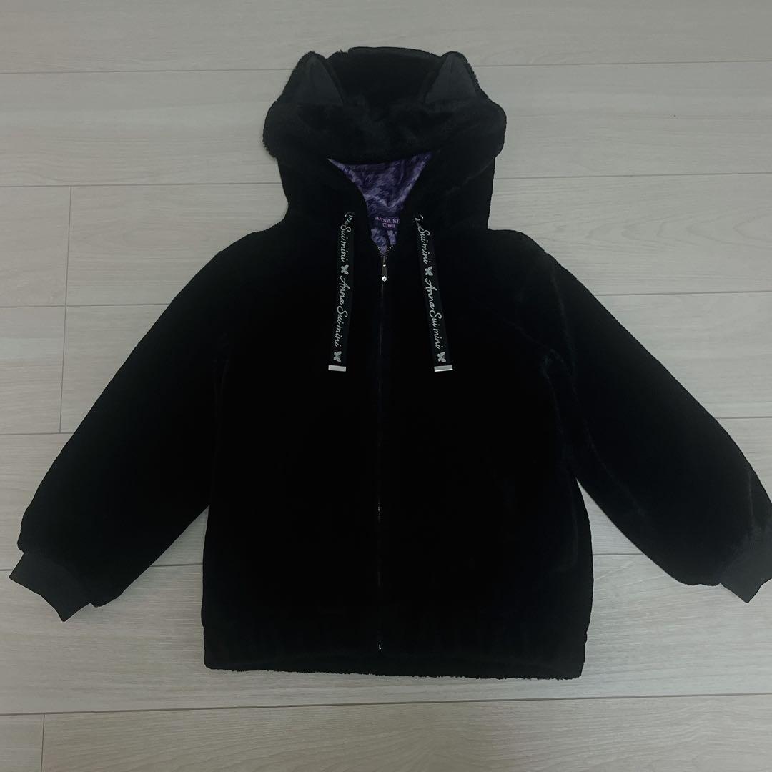 ANNA SUI mini 猫耳フードジャケット ジャンパー　ファー　ブルゾン