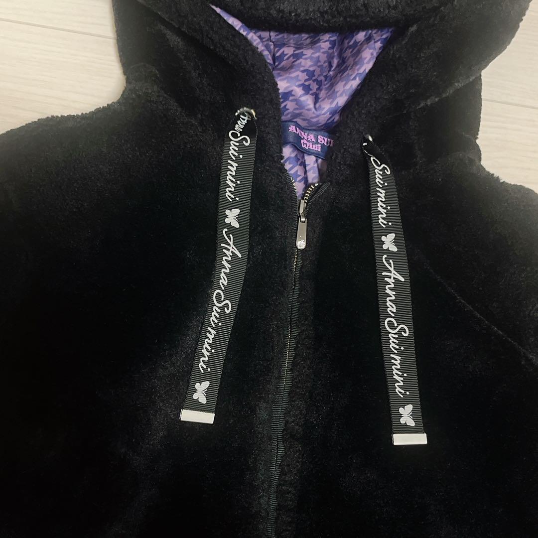 ANNA SUI mini 猫耳フードジャケット ジャンパー　ファー　ブルゾン
