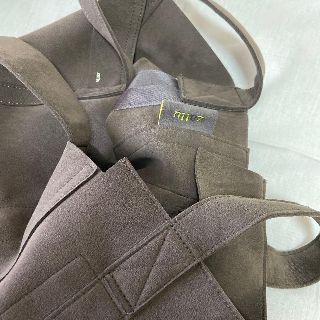 【美品】 zattu KINAX グラファイト トートバッグ　2WAY