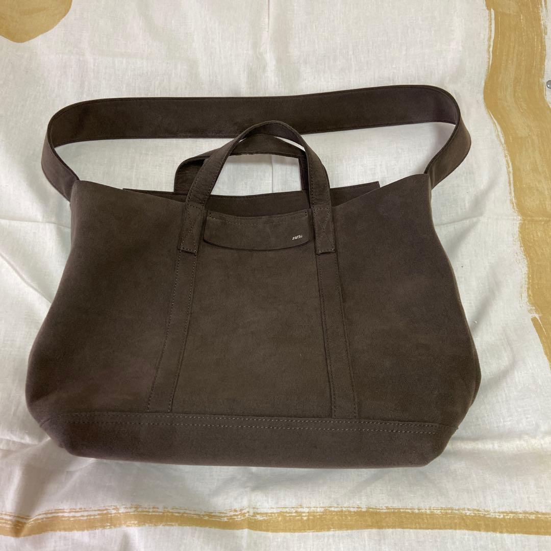 【美品】 zattu KINAX グラファイト トートバッグ　2WAY