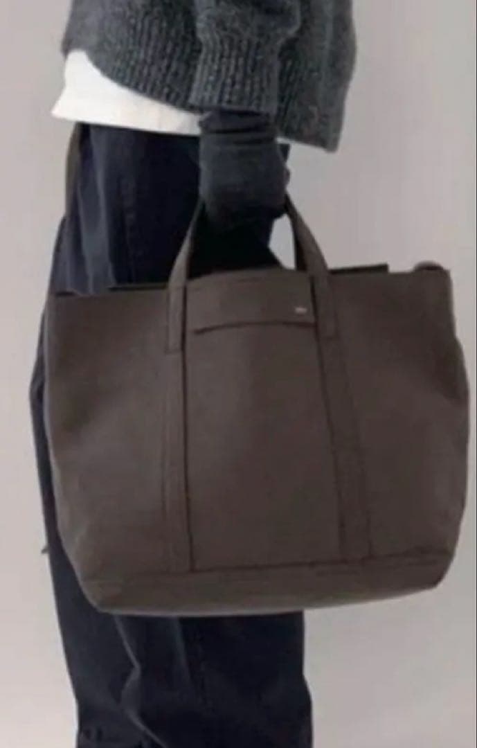 【美品】 zattu KINAX グラファイト トートバッグ　2WAY