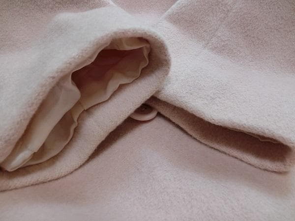 イネド　アンゴラウール　ベルテッド　美ライン　コート　スモーキーピンク　９