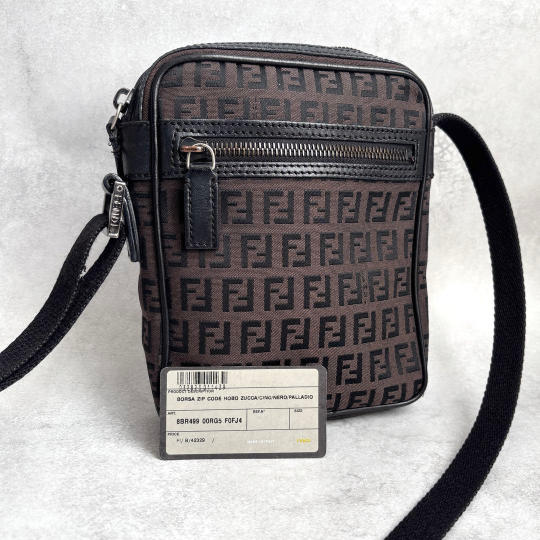 お値下げ済み!FENDI ズッキーノ クロスボディ FFロゴ ショルダーバッグ