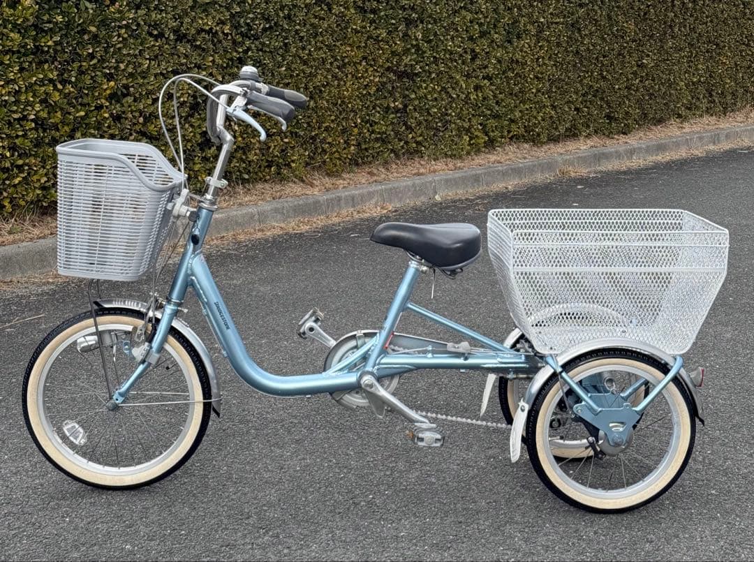 美品♪人気 ブリヂストン 近畿配達3千円引 三輪 自転車 BW10