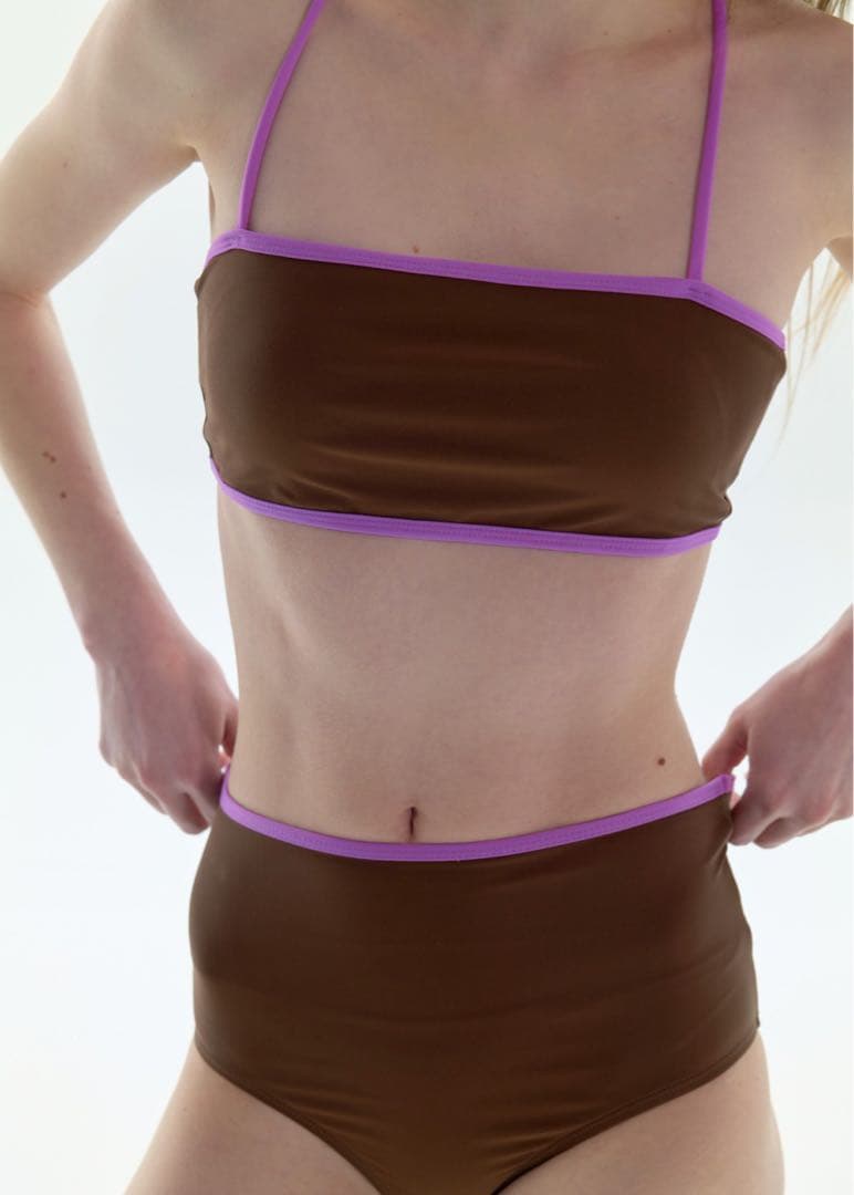 PISCESS ブラウン　ビキニ