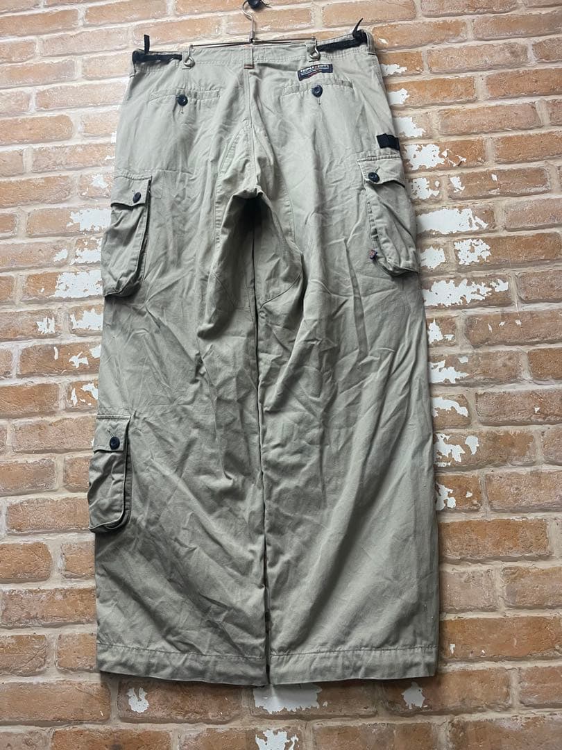 90s トリプルファイブソウル　555Soul カーゴパンツ ベージュ　古着