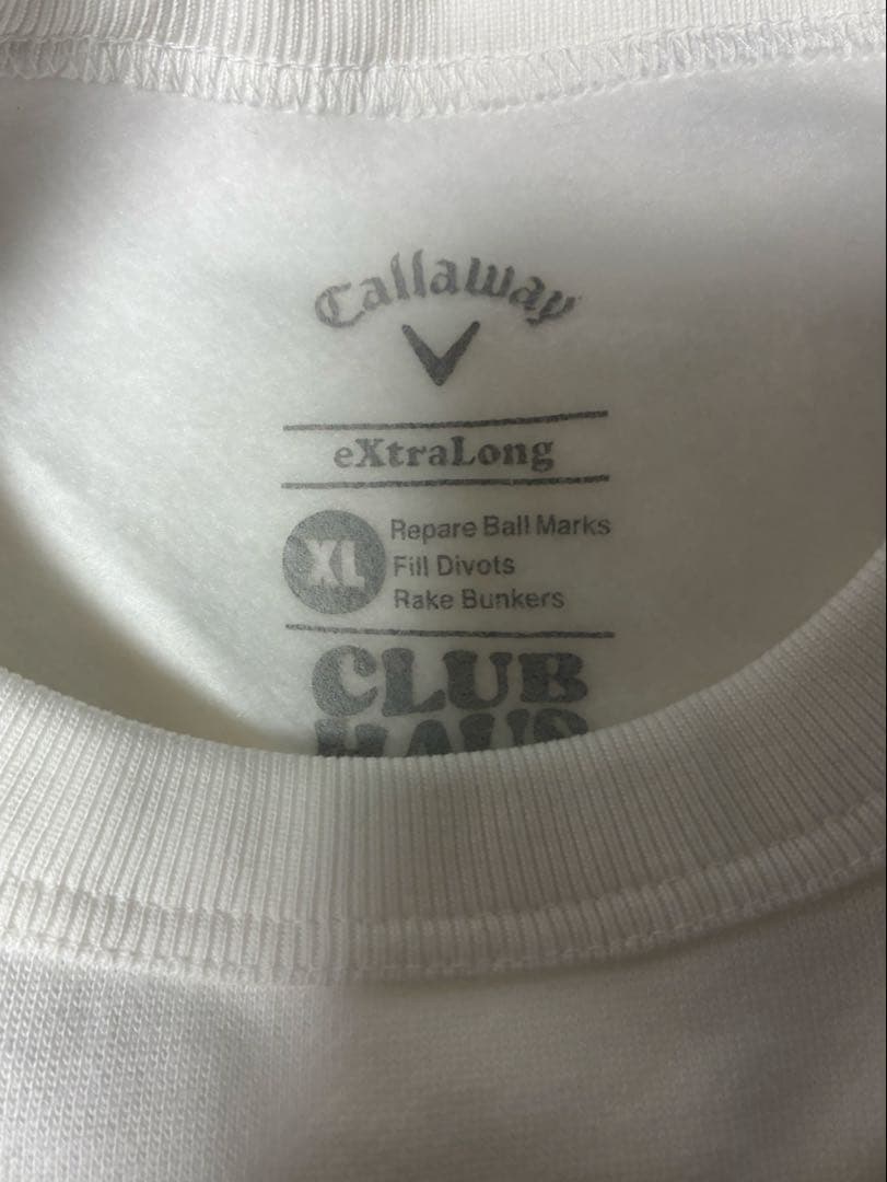 【新品/未使用】Clubhaus×キャロウェイ　スウェットXLサイズ