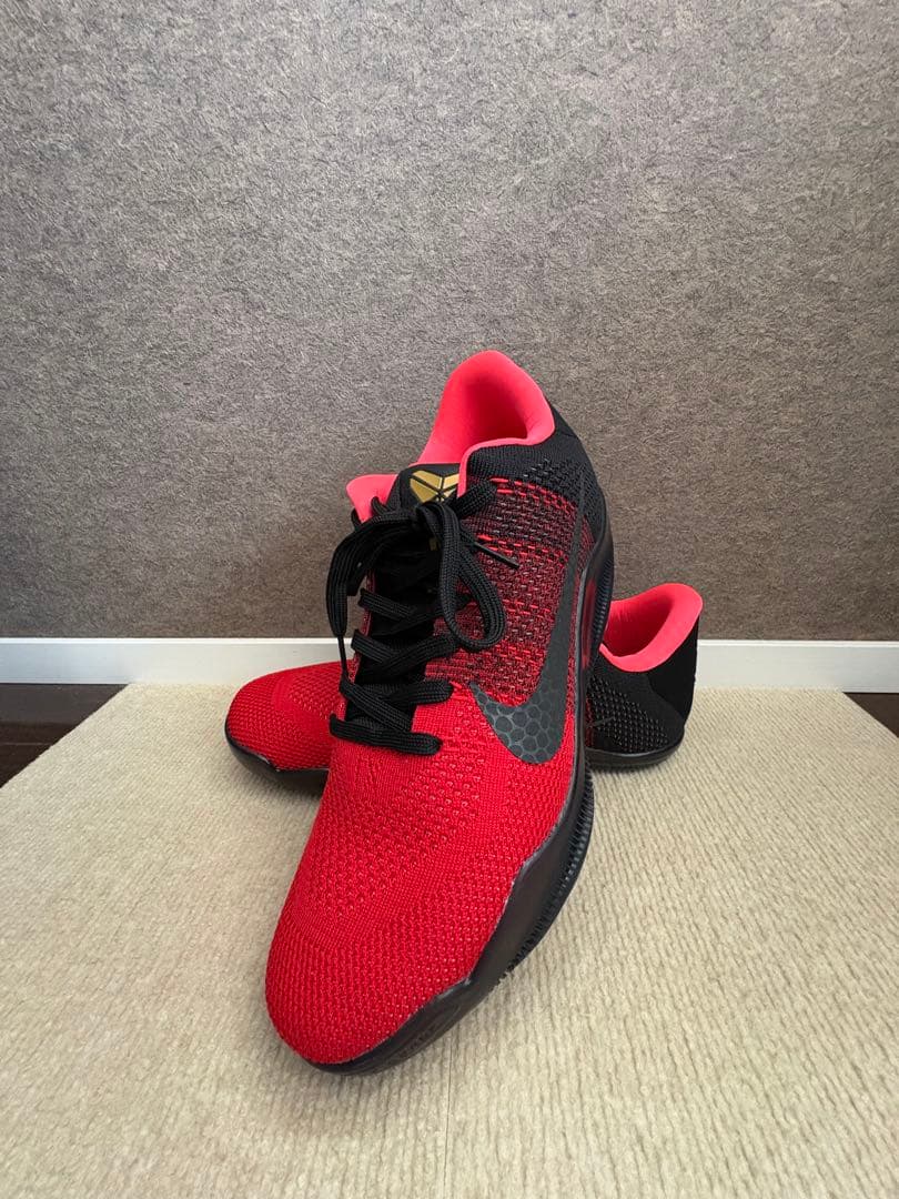NIKE KOBE 11 ELITE LOW 赤黒オレンジ