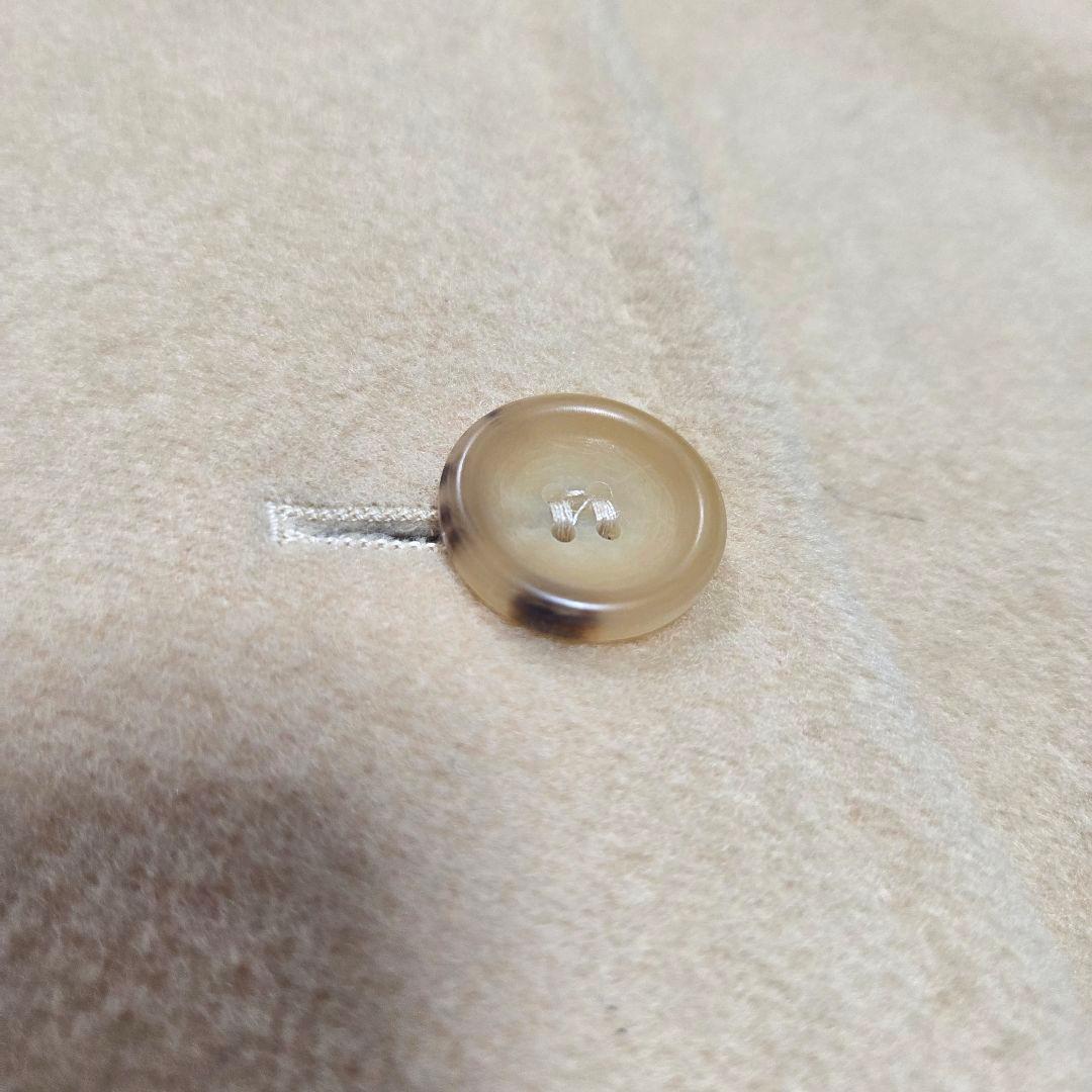 [美品]MARELLA フレアステンカラーコート カシミヤ混 40 ベージュ