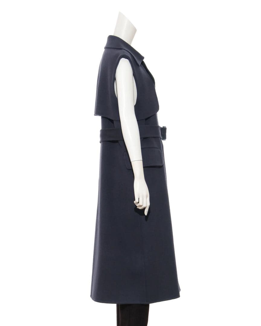 大草直子　ナンバーb ウールリバーロングジレ　アマーク