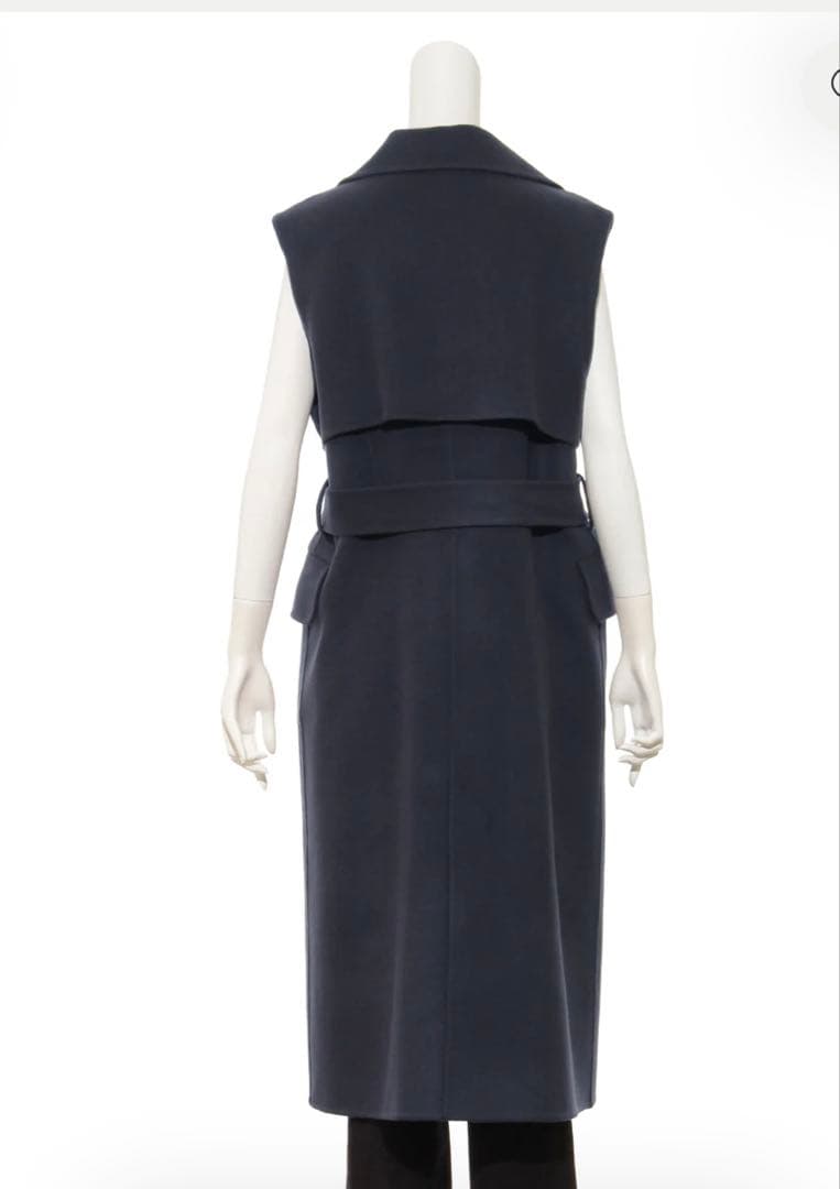 大草直子　ナンバーb ウールリバーロングジレ　アマーク