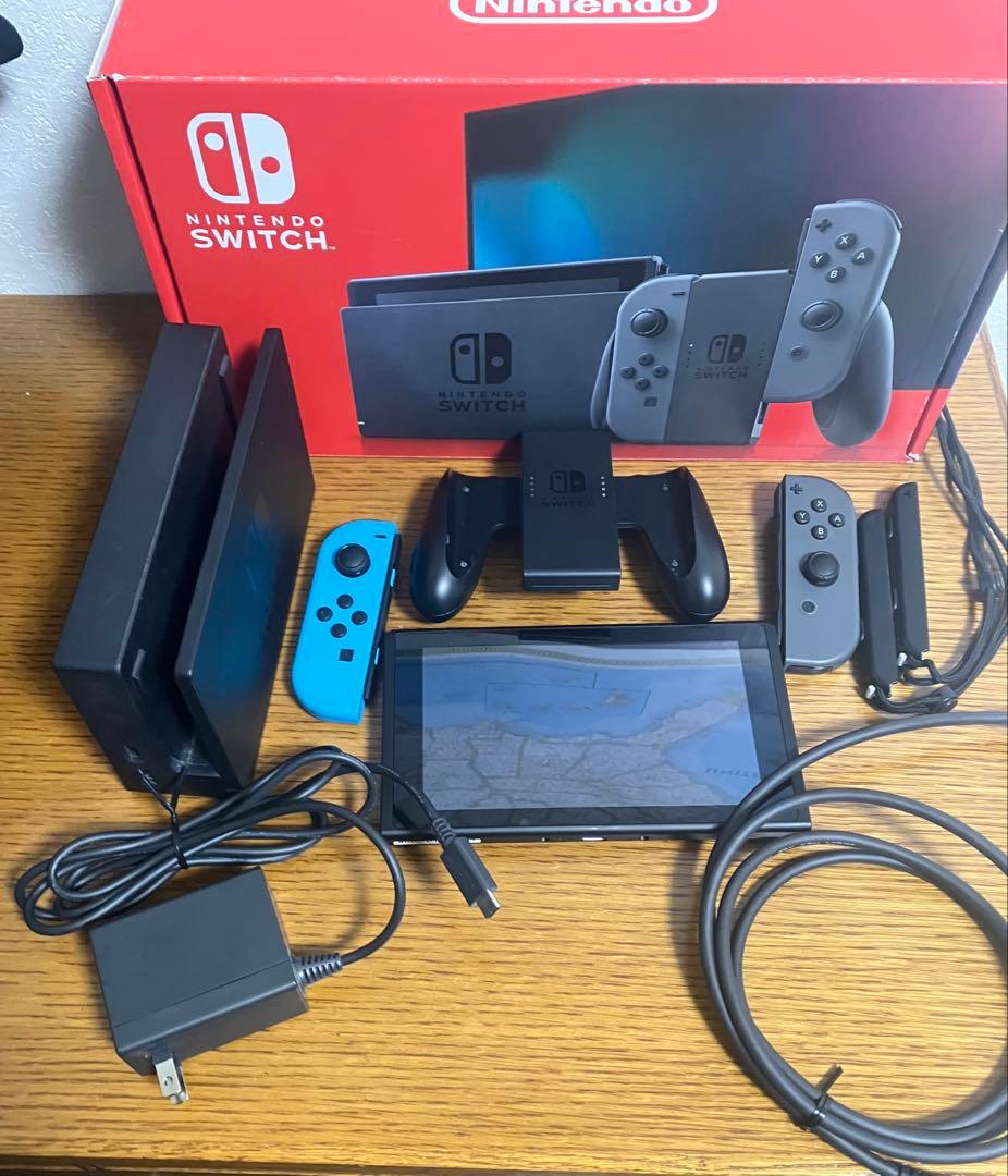 Nintendo Switch 本体（ジョイコン グレー）箱付き
