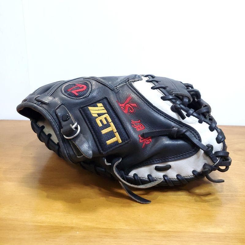 ZETT プロ支給品 ヤクルト 日本製 佐藤作 プロオーダー 硬式グローブ