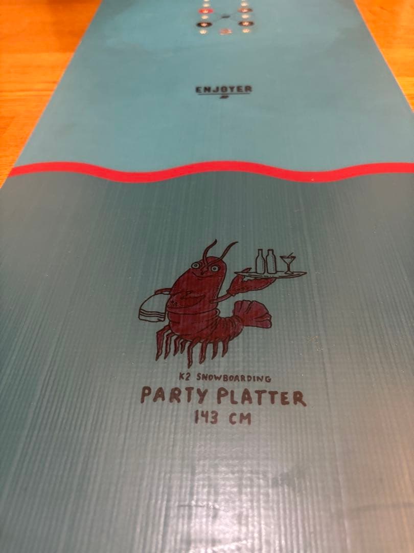 K2 PARTY PLATTER パーティープラッター 143 パウダーボード