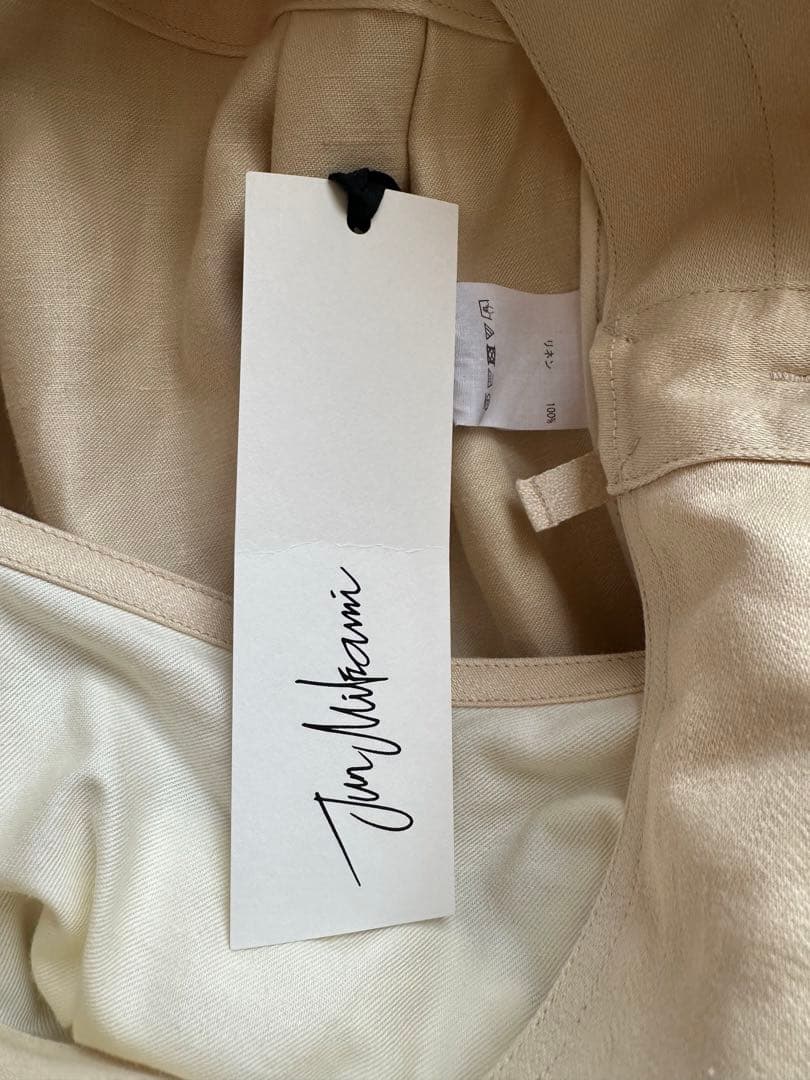 jun mikami コンビネゾン オールインワン リネン