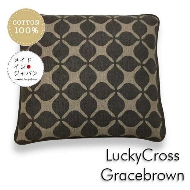 おとみ　八端判座布団カバー【ラッキークロス　グレイスブラウン】６枚セット