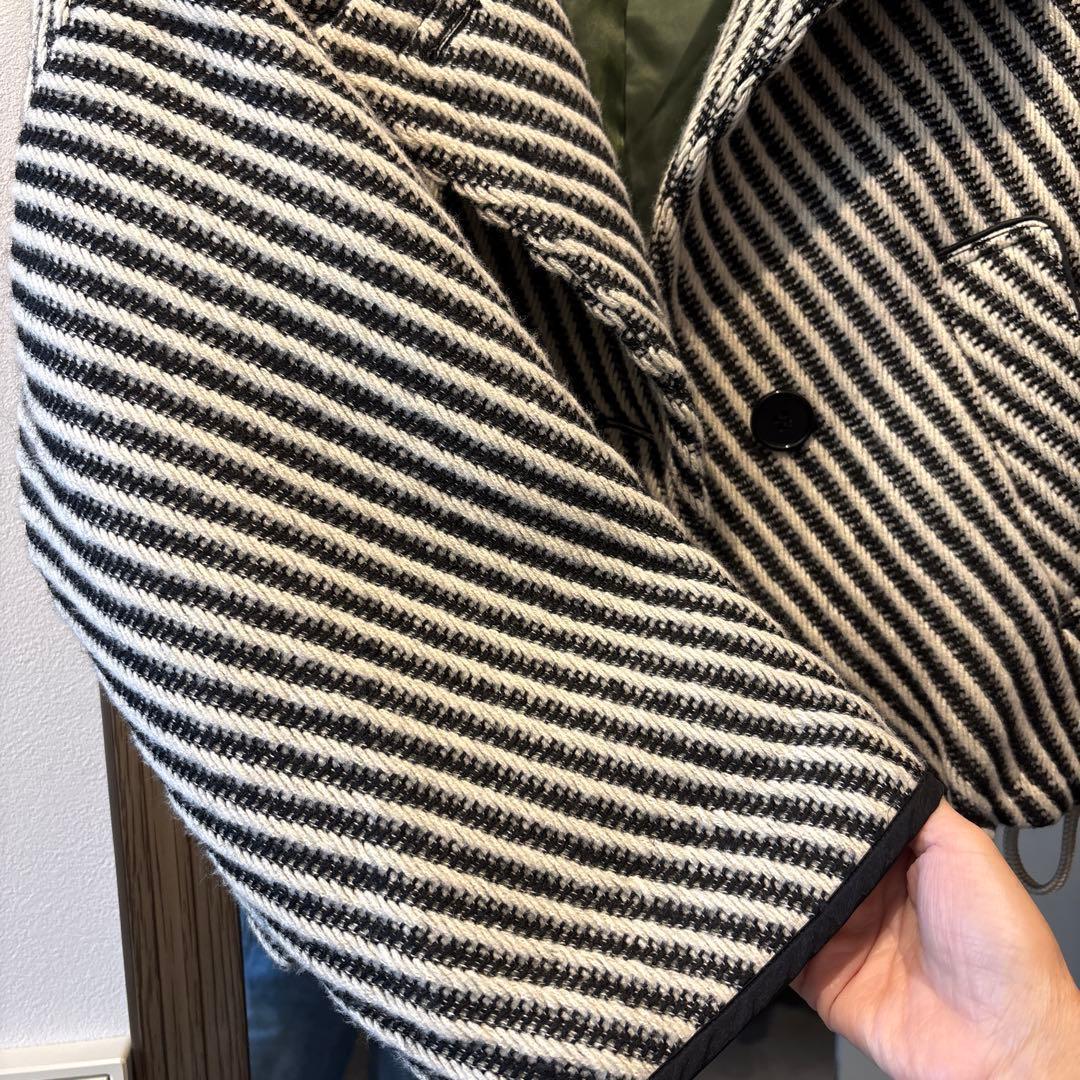 Lallia Mùのウールツイードショートコート35200円