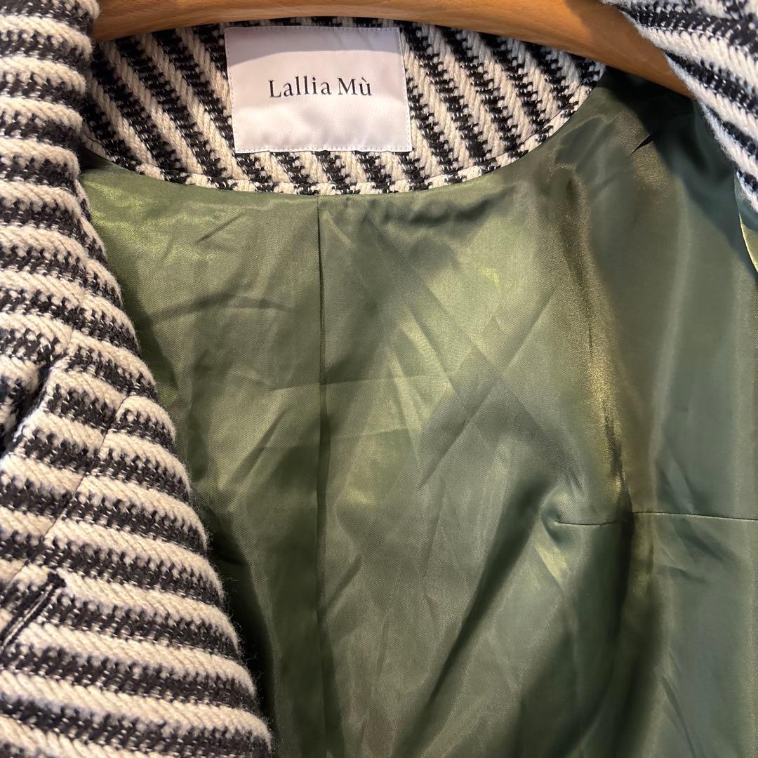 Lallia Mùのウールツイードショートコート35200円