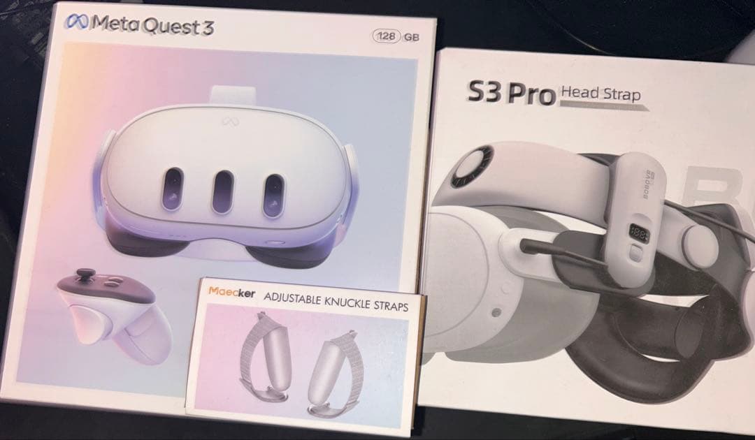  Quest 3 128GB + S3 Proヘッドストラップセット
