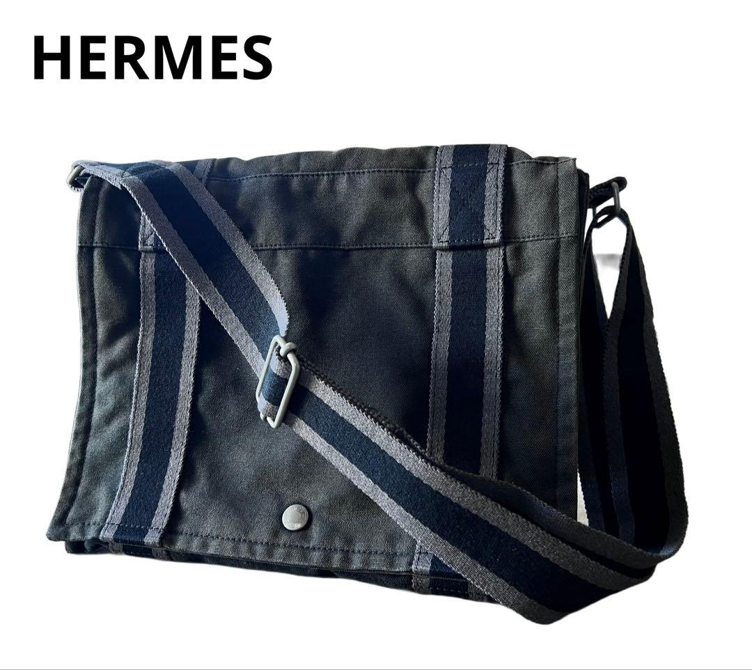 エルメスHERMES フールトゥ　バサス　ショルダーバック　メッセンジャー　正規