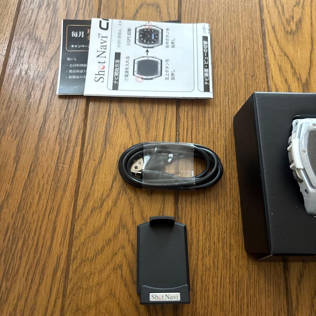 【新品】ShotNavi Crest 画面フィルム未剥がしゴルフ用GPSウォッチ