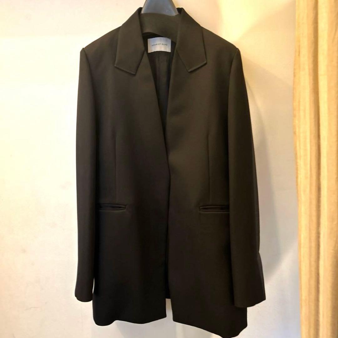 アダムエロペ　シェイプフォルムシングルジャケット　38