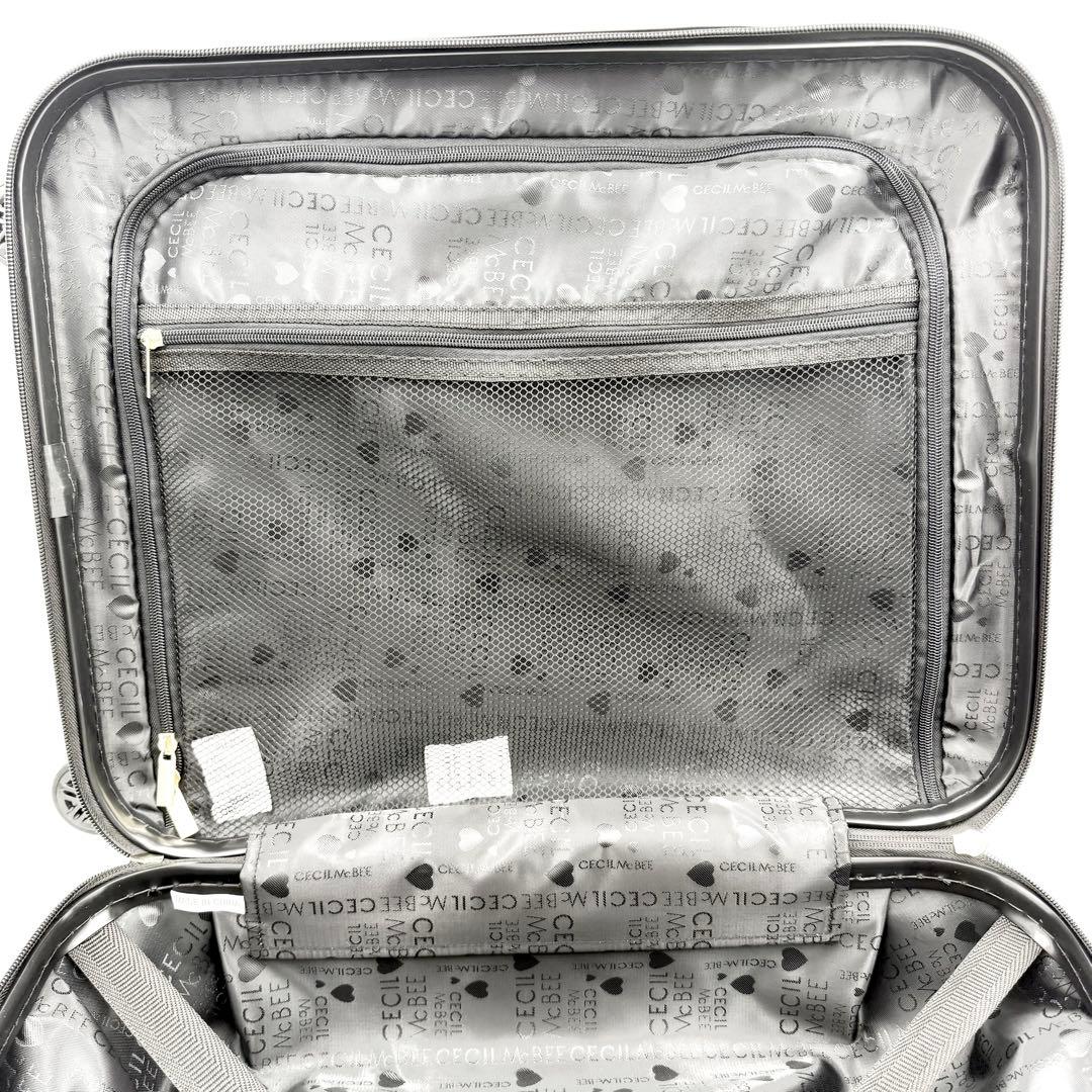 新品タグ付✨ セシルマクビー キルト キャリーケース Sサイズ 35L ブラック