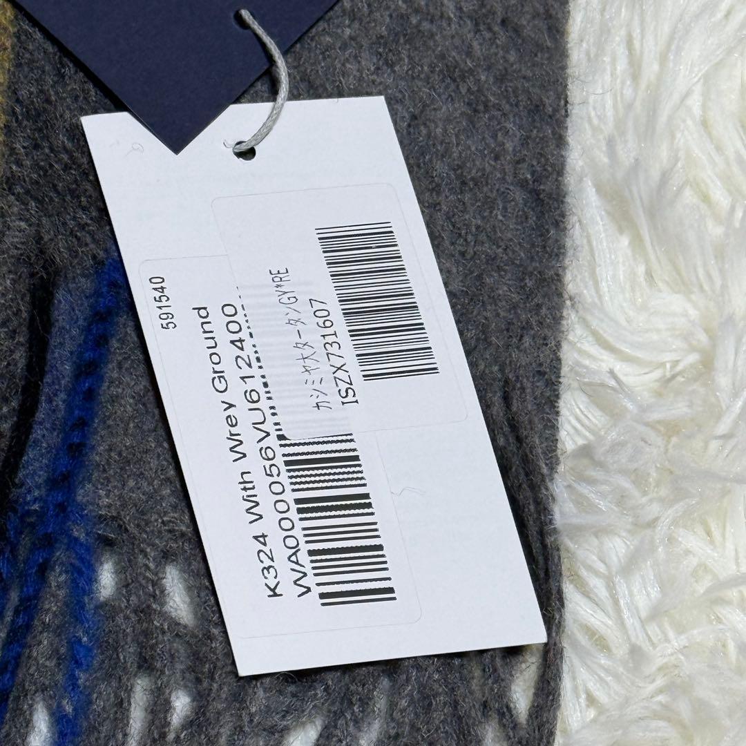 【新品同様】ジョンストンズ グレースチュアート カシミヤ100% ストール 大判