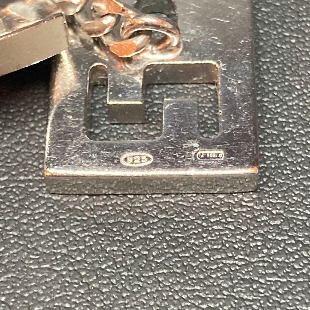 FENDI フェンディ　カフリンクス シルバー　フェイス silver925